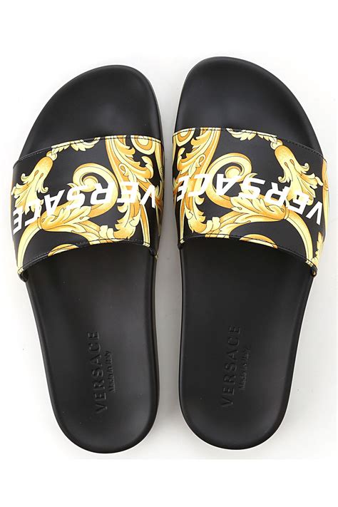 versace sandalias hombre|Versace flip flops men's.